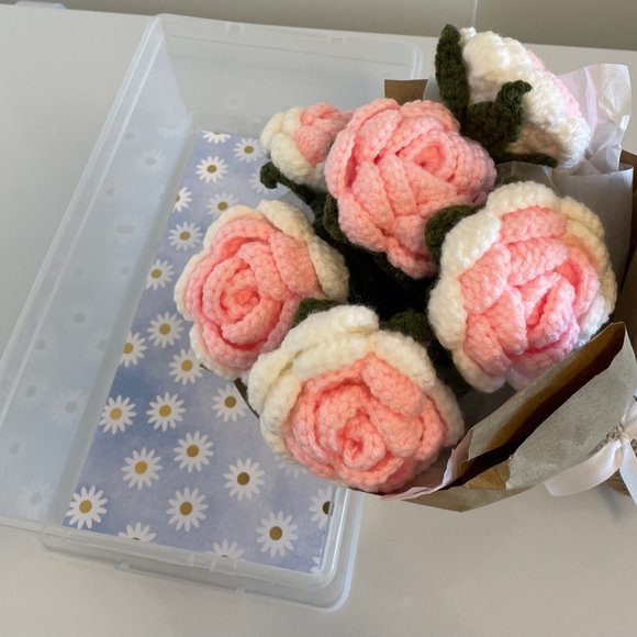 Handmade Crochet Bouquet (Roses) - Picture 8 of 13